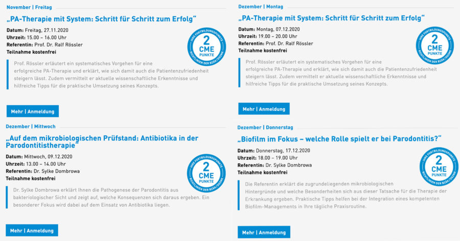 Weitere Webinare – HAIN Lifescience