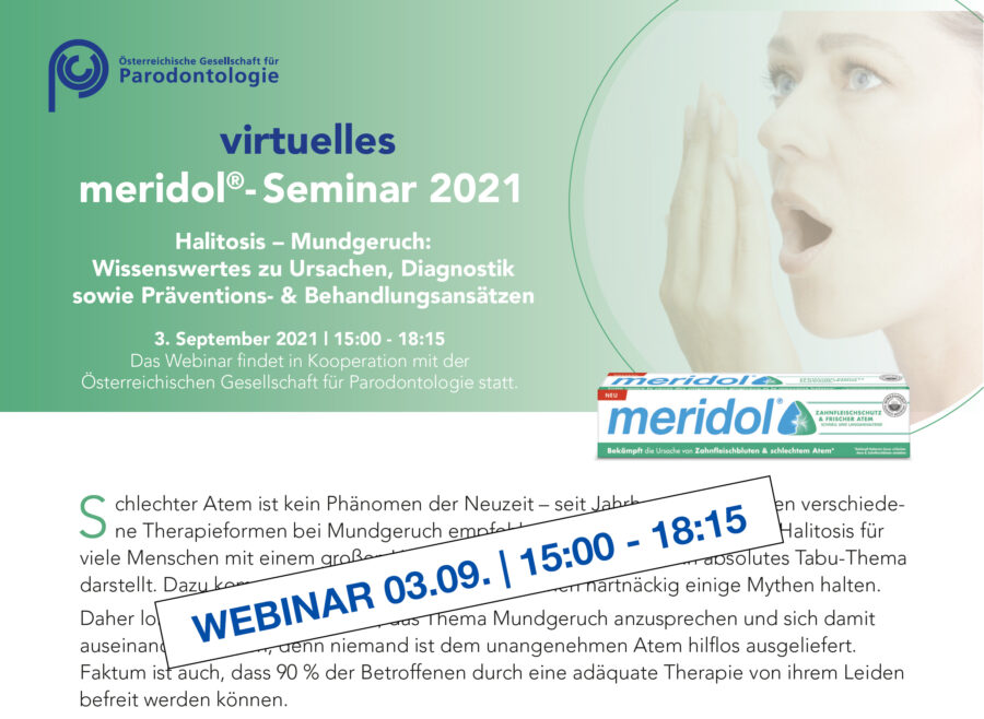 meridol® – WEBINAR | Halitosis – Mundgeruch | 03.09.2021