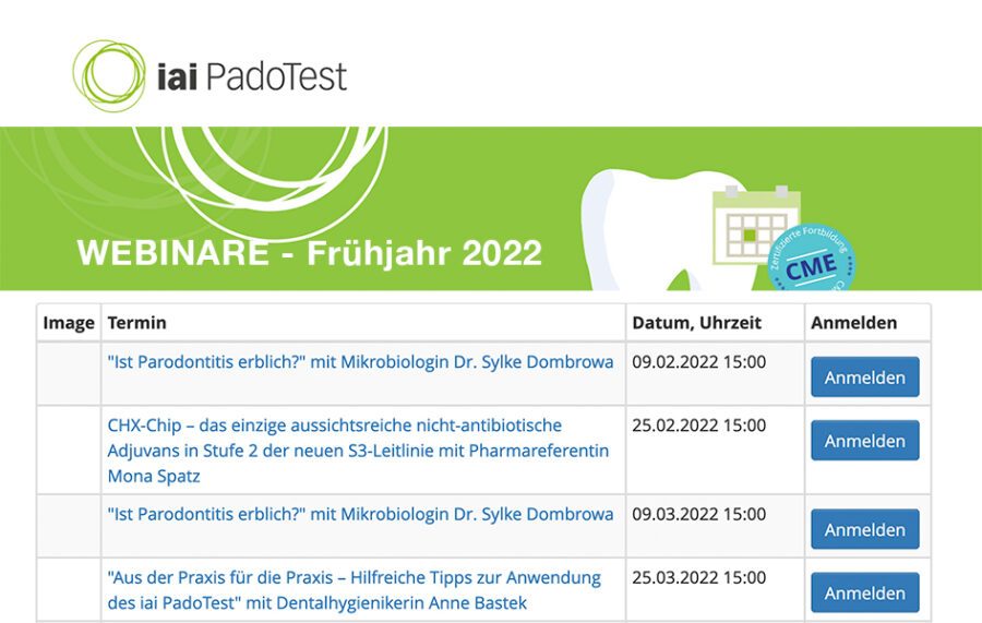 iai Webinare – Frühjahr 2022