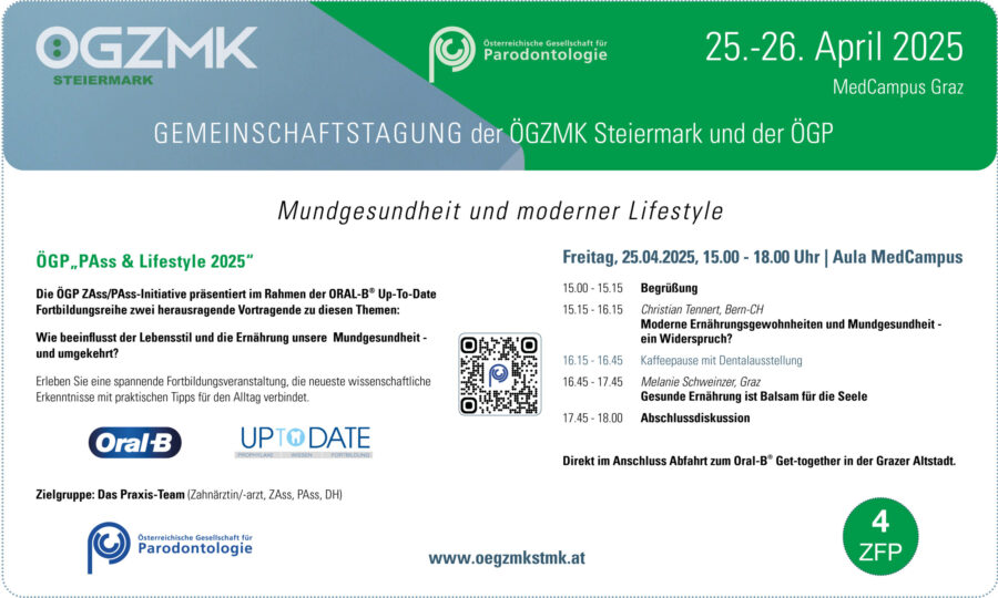 ÖGP „PAss & Lifestyle“ | Oral-B Up-To-Date | Graz 25. April 2025